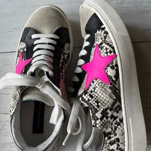 Steve Madden Rubie Snake Star Sneakers 5